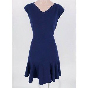 Rebecca Taylor Anna Scalloped Textured Dress